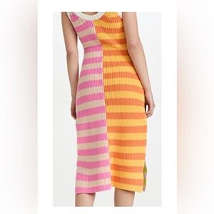 Brand new with tag Staud Seashore Dress in Capri Stripe Multi